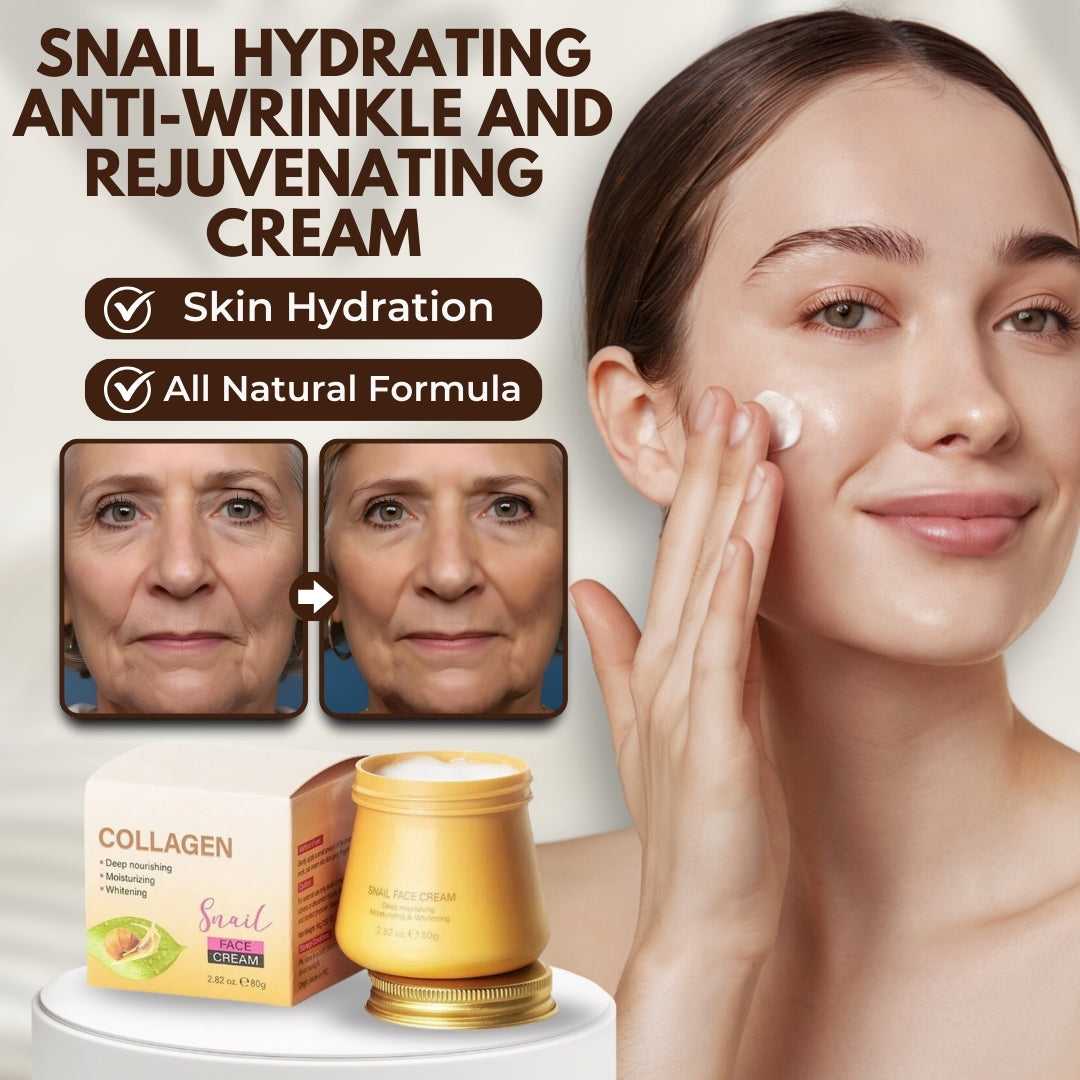 ✨ Snail Hydrating Anti-Wrinkle and Rejuvenating Cream