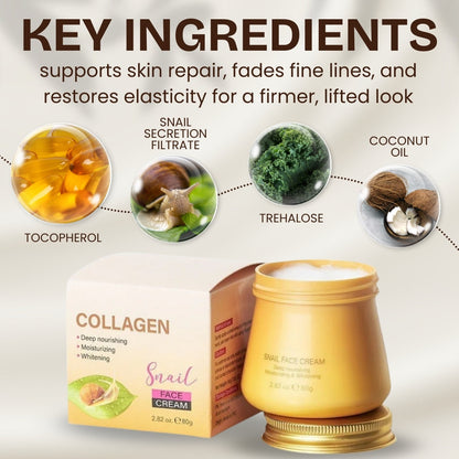 ✨ Snail Hydrating Anti-Wrinkle and Rejuvenating Cream