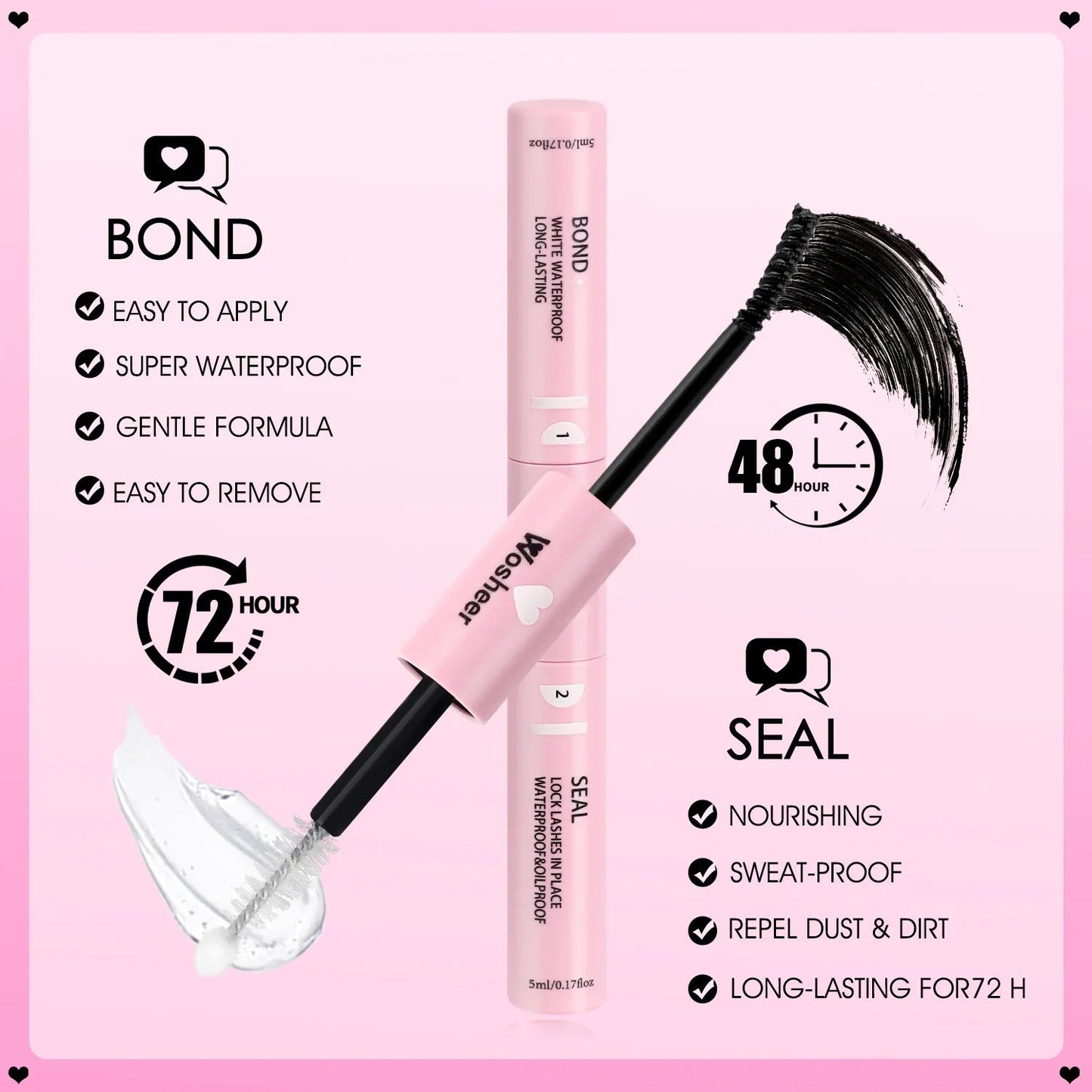 Eyelashes Clusters 320 pcs Natural Eyelash extension Cluster Lashes Volume Mixed Tray Lashes Cluster Natural Lashes