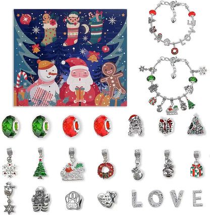🎄 DIY 24 Days Christmas Countdown Calendar Bracelets Set 🎅🏻