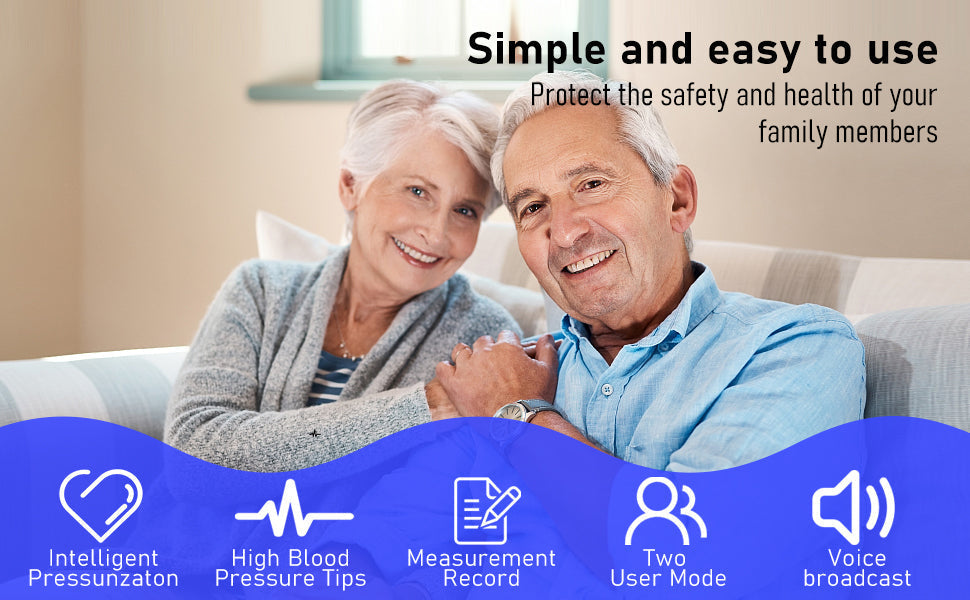 𝐀𝐮𝐭𝐨𝐦𝐚𝐭𝐢𝐜 𝐖𝐫𝐢𝐬𝐭 𝐁𝐏 𝐌𝐨𝐧𝐢𝐭𝐨𝐫™ - Clinically Accurate w/ Large Backlit Display, Adjustable Cuff, Voice Broadcast & Case