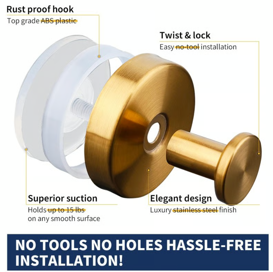 2025 Upgraded Suction Cup Hooks