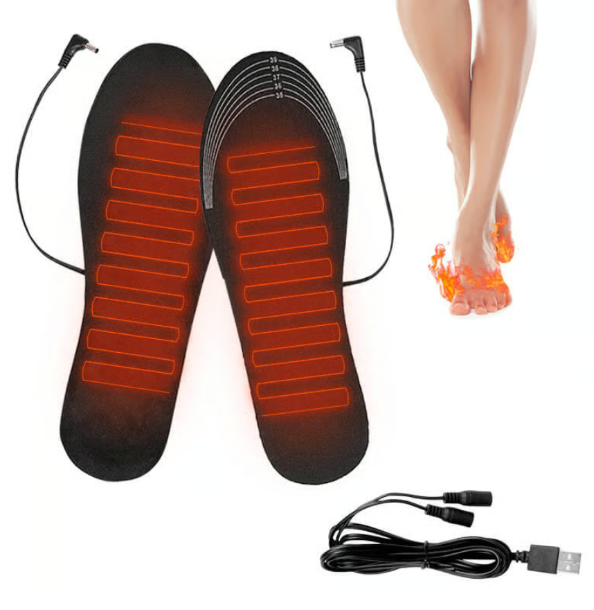 🌲 USB Heated Shoe Insoles 🔥