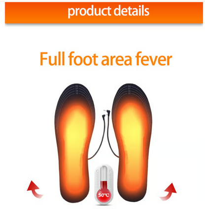 🌲 USB Heated Shoe Insoles 🔥