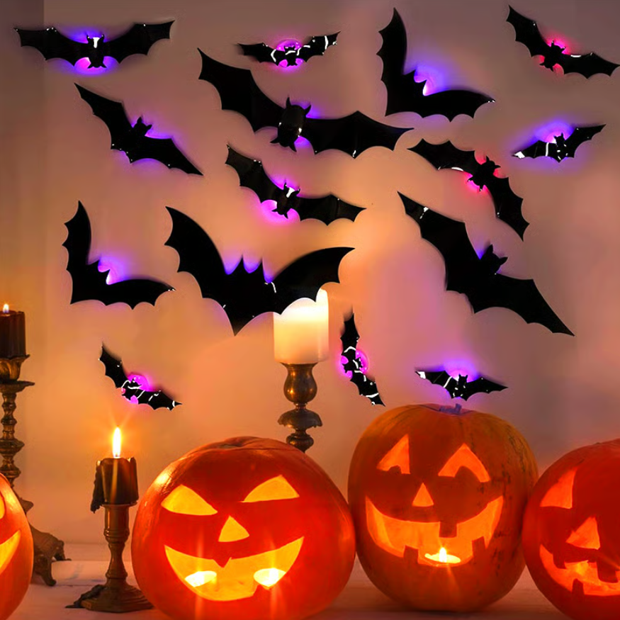 🦇Halloween 3D Lighted Bats