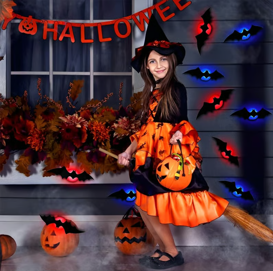 🦇Halloween 3D Lighted Bats