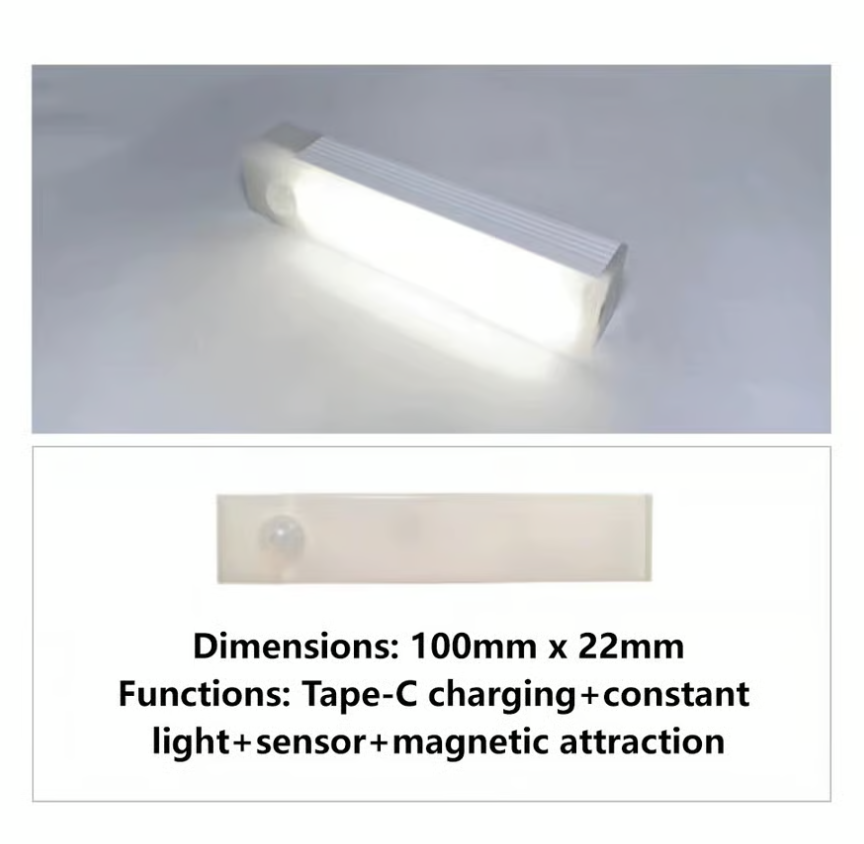 💡 Punch-free Smart Sensor Magnetic Rechargeable LED Lights