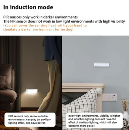 💡 Punch-free Smart Sensor Magnetic Rechargeable LED Lights