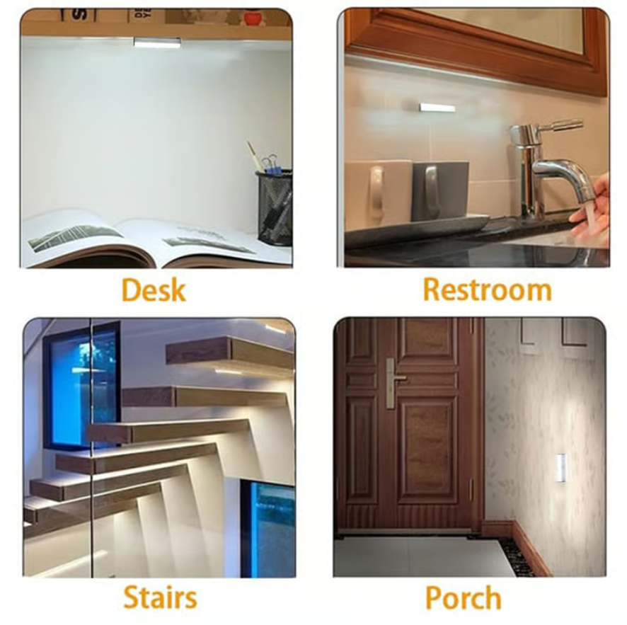 💡 Punch-free Smart Sensor Magnetic Rechargeable LED Lights