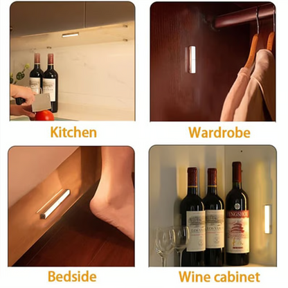 💡 Punch-free Smart Sensor Magnetic Rechargeable LED Lights