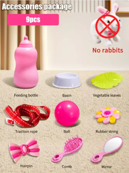 🐰 Bunny's Charming 9-Piece Accessory Set 🎀✨