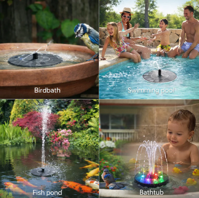 SplashGlow™ Fountain – Kids Bath, Pool & Garden Fun
