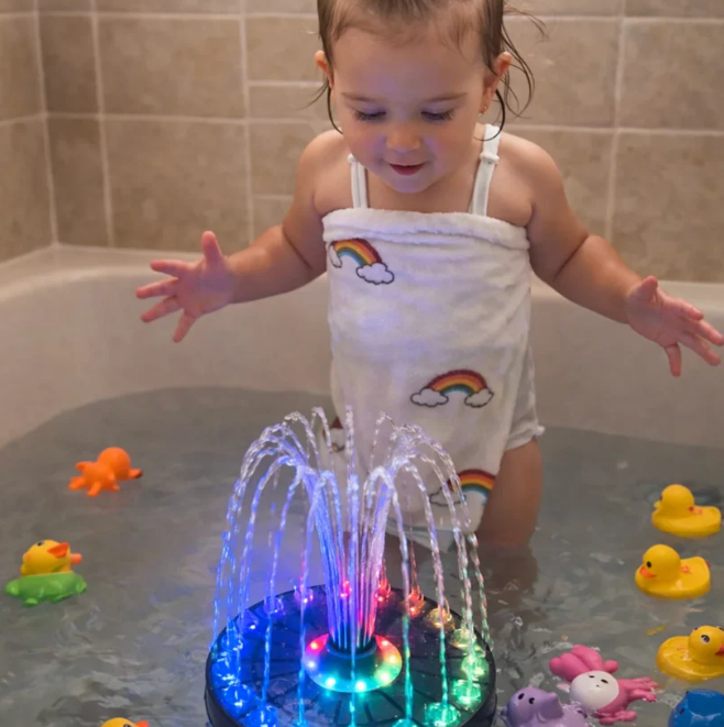 SplashGlow™ Fountain – Kids Bath, Pool & Garden Fun