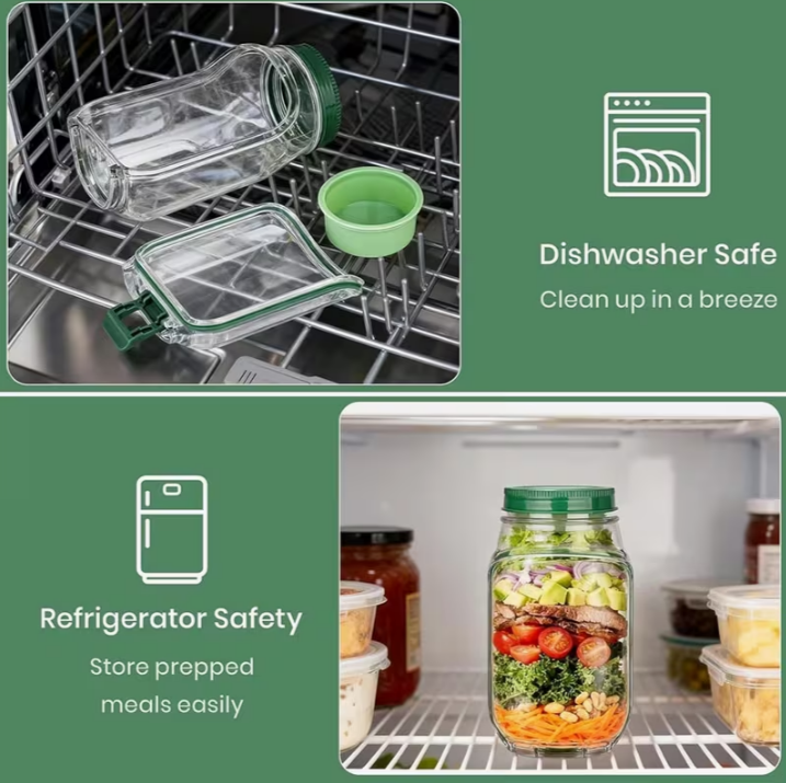 EasyRoad™ Salad Jar with Lid