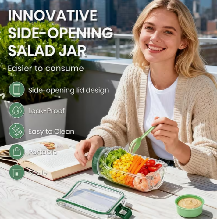 EasyRoad™ Salad Jar with Lid