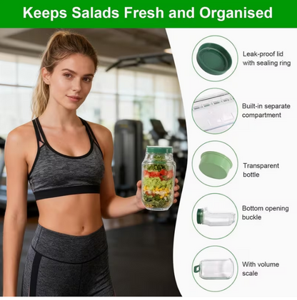 EasyRoad™ Salad Jar with Lid