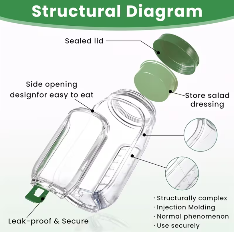 EasyRoad™ Salad Jar with Lid