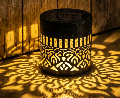 Solar Mandala Wall Light | Outdoor Garden Fence Projector Lamp 🪐🌌