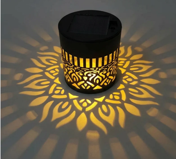Solar Mandala Wall Light | Outdoor Garden Fence Projector Lamp 🪐🌌