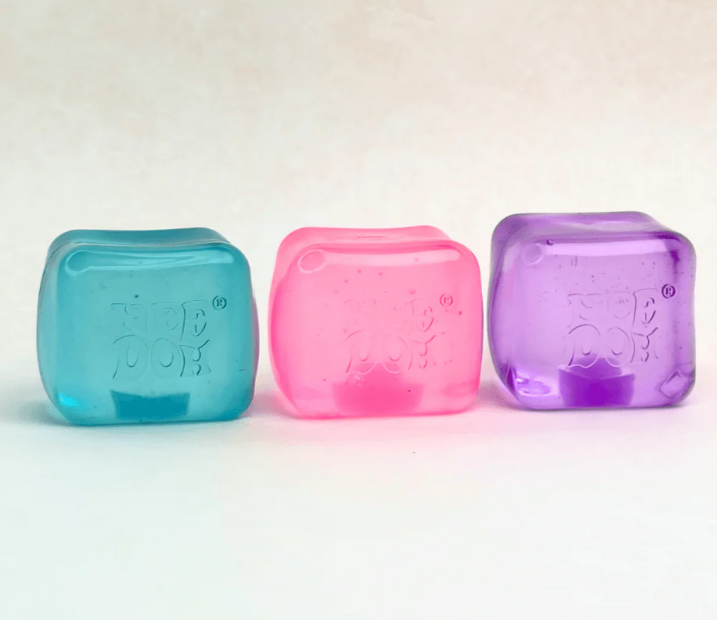 NeeDoh Nice Cube - Satisfying Square Shaped Sensory Toy, Original Size