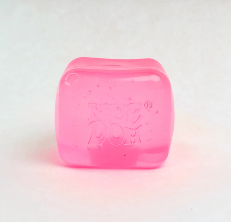 NeeDoh Nice Cube - Satisfying Square Shaped Sensory Toy, Original Size