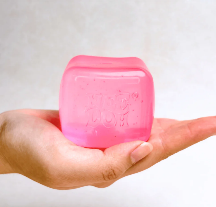 NeeDoh Nice Cube - Satisfying Square Shaped Sensory Toy, Original Size