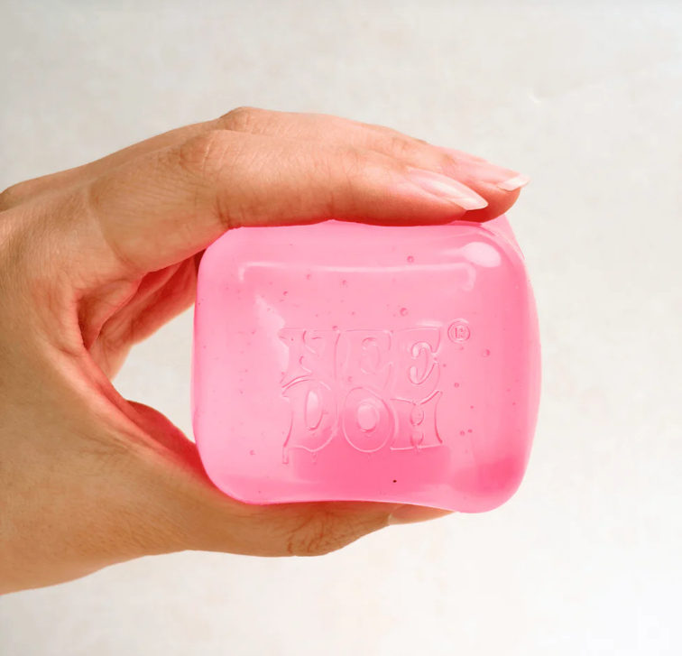 NeeDoh Nice Cube - Satisfying Square Shaped Sensory Toy, Original Size