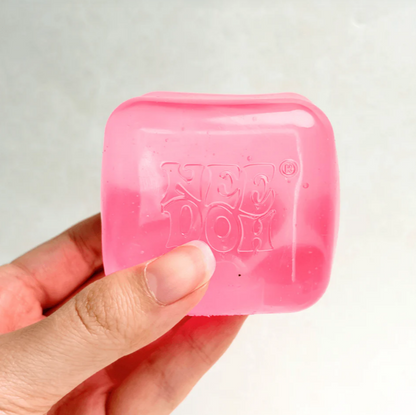 NeeDoh Nice Cube - Satisfying Square Shaped Sensory Toy, Original Size