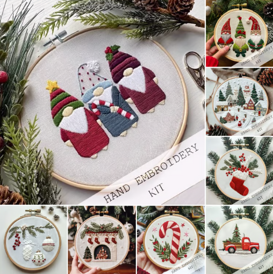 Christmas Embroidery KIT 🎄