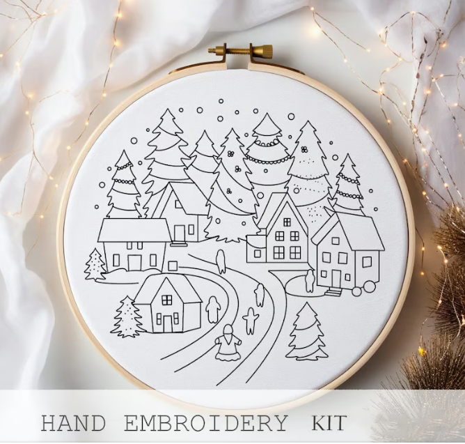 Christmas Embroidery KIT 🎄