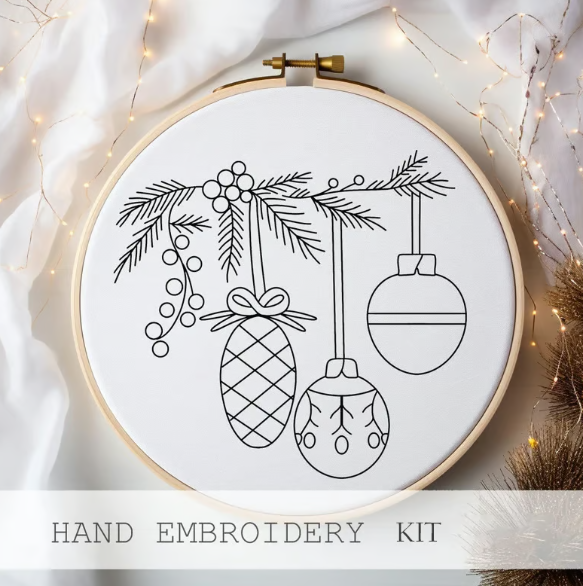 Christmas Embroidery KIT 🎄