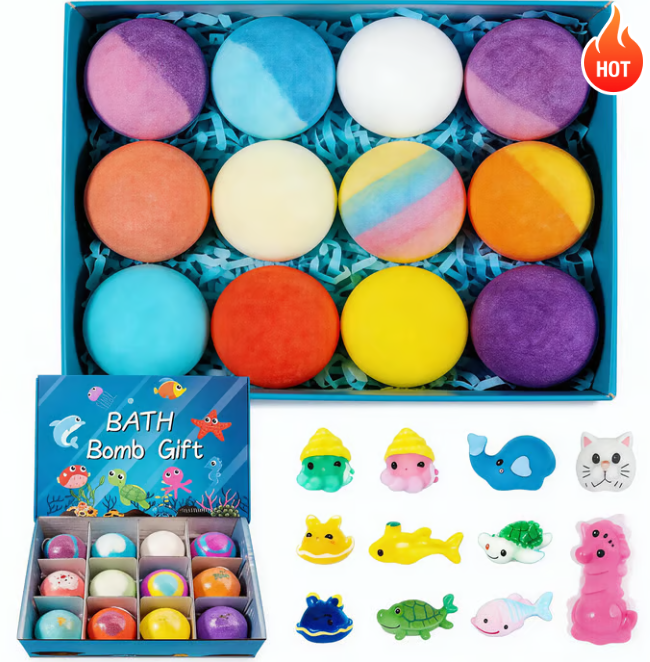 🛁 Natural Surprise Bath Bombs