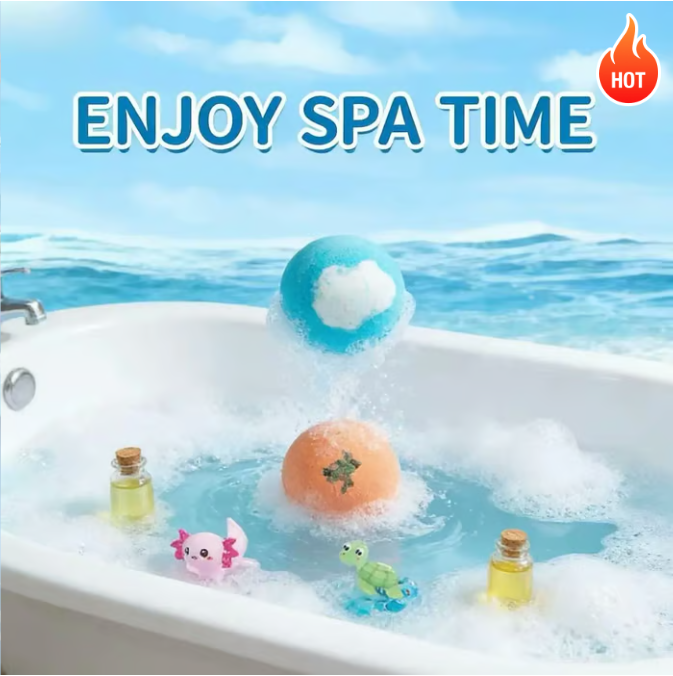 🛁 Natural Surprise Bath Bombs