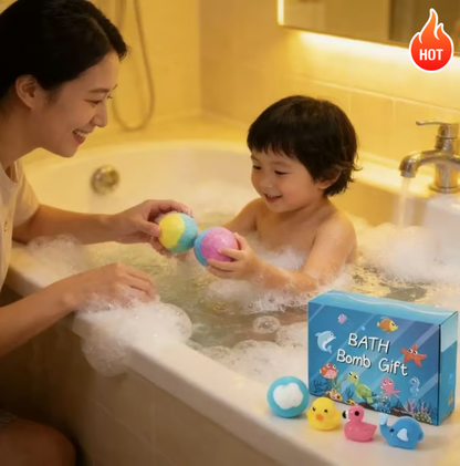 🛁 Natural Surprise Bath Bombs