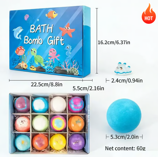 🛁 Natural Surprise Bath Bombs