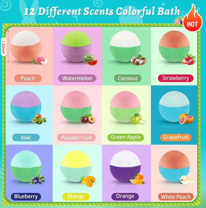 🛁 Natural Surprise Bath Bombs