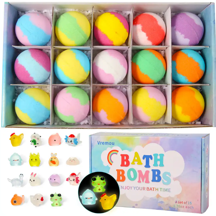 🛁 Natural Surprise Bath Bombs
