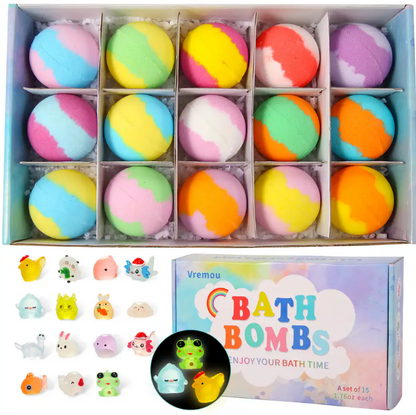 🛁 Natural Surprise Bath Bombs