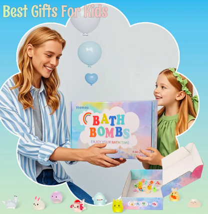 🛁 Natural Surprise Bath Bombs