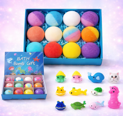 🛁 Natural Surprise Bath Bombs