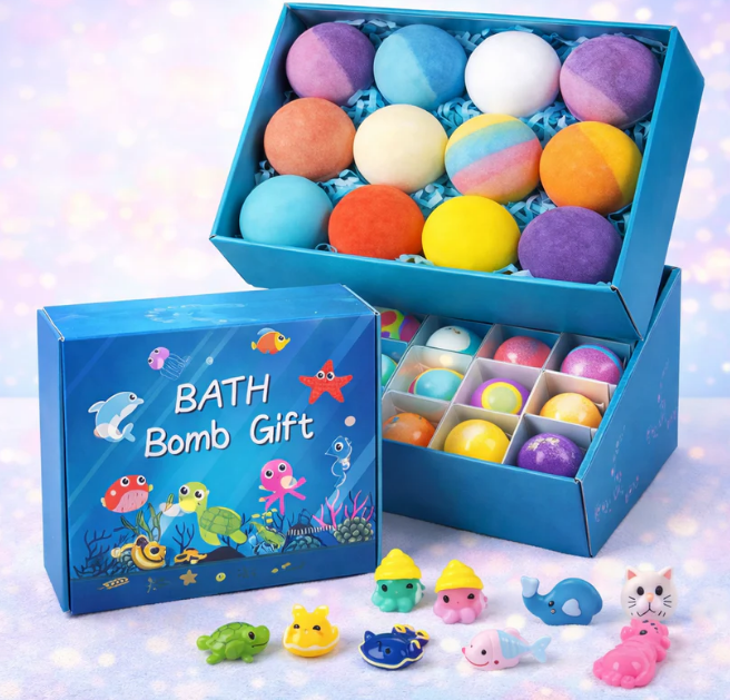 🛁 Natural Surprise Bath Bombs