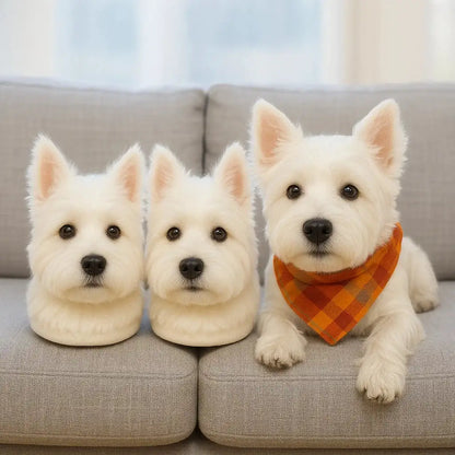 🐕 Super Realistic Dog Plush Slippers — Feel Like Walking with Your Dog Every Step