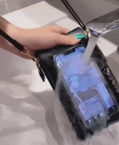 Simple And Elegant Women's Touchscreen Crossbody Phone Wallet
