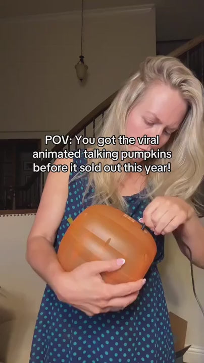 🎃 Talking & Singing Pumpkin 🎶