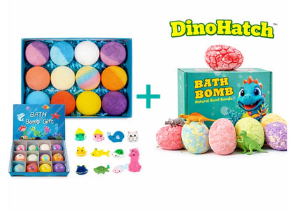 🛁 Natural Surprise Bath Bombs