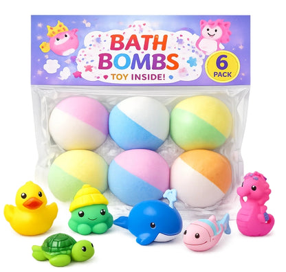 🛁 Natural Surprise Bath Bombs