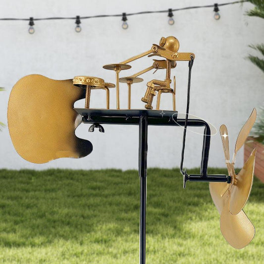 WindBeat Rockmill | Handmade Metal Music Wind Spinner