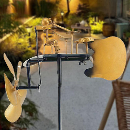 WindBeat Rockmill | Handmade Metal Music Wind Spinner