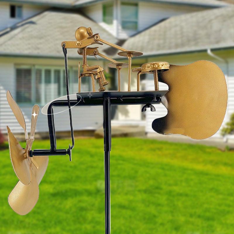 WindBeat Rockmill | Handmade Metal Music Wind Spinner